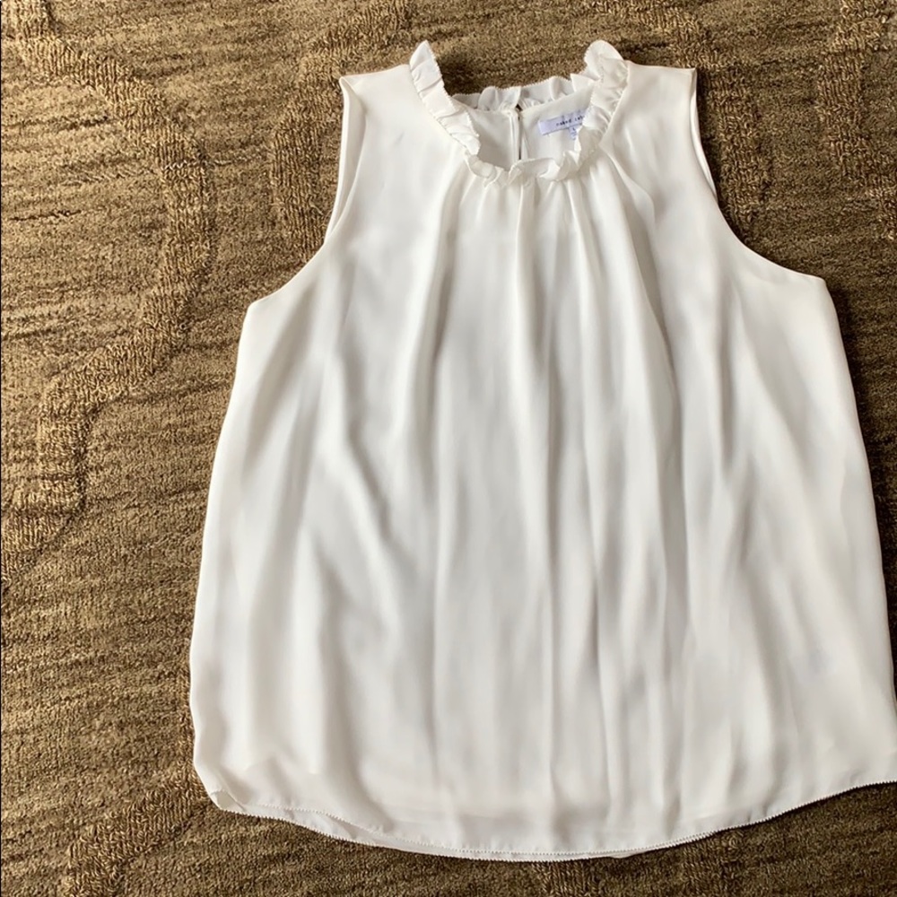 Beautiful cream color sleeveless top!